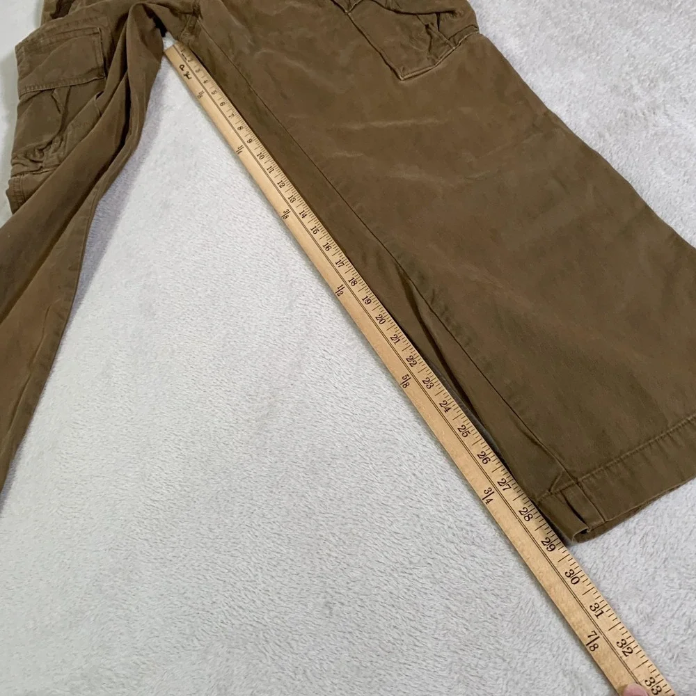 Banana Republic Pants Mens 29x30 Brown Garment Dye Cargo Paratrooper Y2K